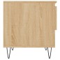 vidaXL Mesa de centro madera de ingeniería roble Sonoma 50x46x50 cm vidaXL Mesa de centro madera de ingeniería roble Sonoma 50x46x50 cm