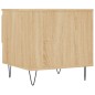 vidaXL Mesa de centro madera de ingeniería roble Sonoma 50x46x50 cm vidaXL Mesa de centro madera de ingeniería roble Sonoma 50x46x50 cm