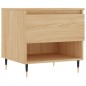 vidaXL Mesa de centro madera de ingeniería roble Sonoma 50x46x50 cm vidaXL Mesa de centro madera de ingeniería roble Sonoma 50x46x50 cm