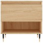 vidaXL Mesa de centro madera de ingeniería roble Sonoma 50x46x50 cm vidaXL Mesa de centro madera de ingeniería roble Sonoma 50x46x50 cm