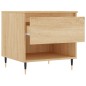vidaXL Mesa de centro madera de ingeniería roble Sonoma 50x46x50 cm vidaXL Mesa de centro madera de ingeniería roble Sonoma 50x46x50 cm