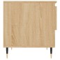vidaXL Mesa de centro madera de ingeniería roble Sonoma 50x46x50 cm vidaXL Mesa de centro madera de ingeniería roble Sonoma 50x46x50 cm