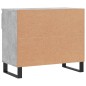 vidaXL Mueble zapatero madera contrachapada gris hormigón 70x36x60 cm vidaXL Mueble zapatero madera contrachapada gris hormigón 70x36x60 cm
