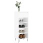 vidaXL Mueble zapatero madera contrachapada blanco brillo 40x36x105 cm vidaXL Mueble zapatero madera contrachapada blanco brillo 40x36x105 cm