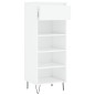 vidaXL Mueble zapatero madera contrachapada blanco brillo 40x36x105 cm vidaXL Mueble zapatero madera contrachapada blanco brillo 40x36x105 cm