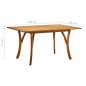 vidaXL Juego de comedor de jardín de 5 piezas beige vidaXL Juego de comedor de jardín de 5 piezas beige