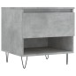 vidaXL Mesa de centro madera de ingeniería gris hormigón 50x46x50 cm vidaXL Mesa de centro madera de ingeniería gris hormigón 50x46x50 cm