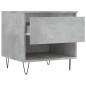 vidaXL Mesa de centro madera de ingeniería gris hormigón 50x46x50 cm vidaXL Mesa de centro madera de ingeniería gris hormigón 50x46x50 cm