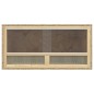 vidaXL Terrario de madera contrachapada 60x30x30 cm vidaXL Terrario de madera contrachapada 60x30x30 cm