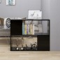 vidaXL Mueble para TV madera contrachapada negro 80x24x63 cm vidaXL Mueble para TV madera contrachapada negro 80x24x63 cm