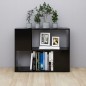 vidaXL Mueble para TV madera contrachapada negro 80x24x63 cm vidaXL Mueble para TV madera contrachapada negro 80x24x63 cm