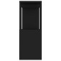 vidaXL Mueble para TV madera contrachapada negro 80x24x63 cm vidaXL Mueble para TV madera contrachapada negro 80x24x63 cm