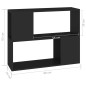 vidaXL Mueble para TV madera contrachapada negro 80x24x63 cm vidaXL Mueble para TV madera contrachapada negro 80x24x63 cm