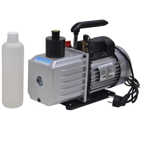 vidaXL Bomba de vacío 100 L/min manómetros de 4 vías kit herramientas