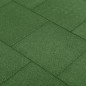 vidaXL Losetas de goma protección de caídas 24 uds verde 50x50x3 cm vidaXL Losetas de goma protección de caídas 24 uds verde 50x50x3 cm