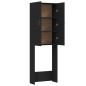 vidaXL Armario de lavadora negro 64x25,5x190 cm vidaXL Armario de lavadora negro 64x25,5x190 cm
