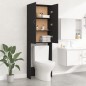 vidaXL Armario de lavadora negro 64x25,5x190 cm vidaXL Armario de lavadora negro 64x25,5x190 cm