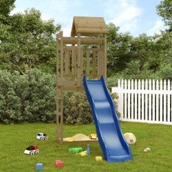 vidaXL Parque infantil de exterior madera de pino impregnada