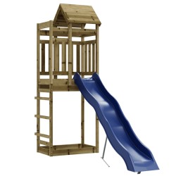 vidaXL Parque infantil de exterior madera de pino impregnada