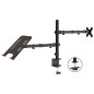 vidaXL Soporte para monitor acero negro VESA 75/100 mm vidaXL Soporte para monitor acero negro VESA 75/100 mm