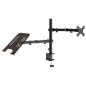 vidaXL Soporte para monitor acero negro VESA 75/100 mm vidaXL Soporte para monitor acero negro VESA 75/100 mm