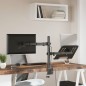 vidaXL Soporte para monitor acero negro VESA 75/100 mm vidaXL Soporte para monitor acero negro VESA 75/100 mm