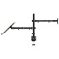 vidaXL Soporte para monitor acero negro VESA 75/100 mm vidaXL Soporte para monitor acero negro VESA 75/100 mm