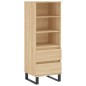 vidaXL Aparador alto madera contrachapada roble Sonoma 40x36x110 cm vidaXL Aparador alto madera contrachapada roble Sonoma 40x36x110 cm