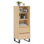 vidaXL Aparador alto madera contrachapada roble Sonoma 40x36x110 cm vidaXL Aparador alto madera contrachapada roble Sonoma 40x36x110 cm
