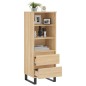 vidaXL Aparador alto madera contrachapada roble Sonoma 40x36x110 cm vidaXL Aparador alto madera contrachapada roble Sonoma 40x36x110 cm