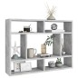 vidaXL Estantería de pared contrachapada gris hormigón 75x16x55 cm vidaXL Estantería de pared contrachapada gris hormigón 75x16x55 cm