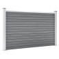 vidaXL Valla de jardín de WPC gris 872x106 cm vidaXL Valla de jardín de WPC gris 872x106 cm