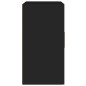 vidaXL Armario de pared madera contrachapada negro 60x30x60 cm vidaXL Armario de pared madera contrachapada negro 60x30x60 cm