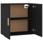 vidaXL Armario de pared madera contrachapada negro 60x30x60 cm vidaXL Armario de pared madera contrachapada negro 60x30x60 cm
