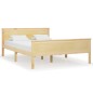 vidaXL Estructura de cama madera maciza de pino 140x200 cm