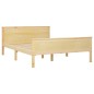vidaXL Estructura de cama madera maciza de pino 140x200 cm
