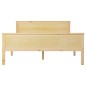 vidaXL Estructura de cama madera maciza de pino 140x200 cm