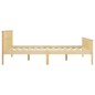 vidaXL Estructura de cama madera maciza de pino 140x200 cm