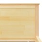 vidaXL Estructura de cama madera maciza de pino 140x200 cm