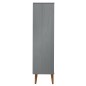vidaXL Librería MOLDE madera maciza de pino marrón 90x35x133,5 cm vidaXL Librería MOLDE madera maciza de pino marrón 90x35x133,5 cm