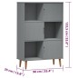 vidaXL Librería MOLDE madera maciza de pino marrón 90x35x133,5 cm vidaXL Librería MOLDE madera maciza de pino marrón 90x35x133,5 cm