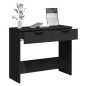 vidaXL Mesa consola madera de ingeniería negro 90x36x75 cm vidaXL Mesa consola madera de ingeniería negro 90x36x75 cm