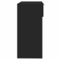 vidaXL Mesa consola madera de ingeniería negro 90x36x75 cm vidaXL Mesa consola madera de ingeniería negro 90x36x75 cm