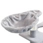 vidaXL Rascador para gatos con poste rascador de sisal 150 cm gris