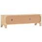 vidaXL Mueble de TV madera mango maciza y caña natural 140x30x40 cm