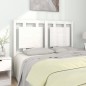 vidaXL Cabecero de cama madera maciza de pino blanco 125,5x4x100 cm