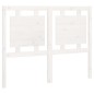 vidaXL Cabecero de cama madera maciza de pino blanco 125,5x4x100 cm