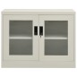 vidaXL Armario de oficina de acero gris claro 90x40x70 cm vidaXL Armario de oficina de acero gris claro 90x40x70 cm