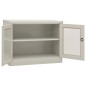 vidaXL Armario de oficina de acero gris claro 90x40x70 cm vidaXL Armario de oficina de acero gris claro 90x40x70 cm