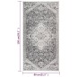 vidaXL Alfombra de exterior tejido plano gris claro 80x150 cm vidaXL Alfombra de exterior tejido plano gris claro 80x150 cm